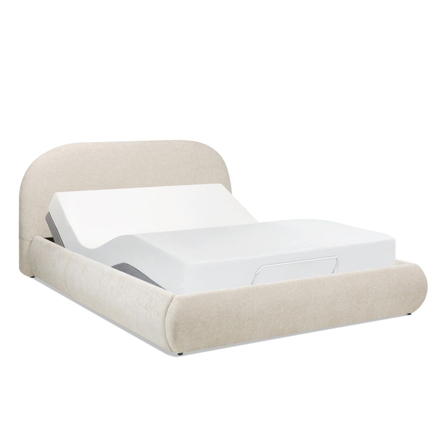 Archie Puffy Grounded - Upholstered Platform Bed