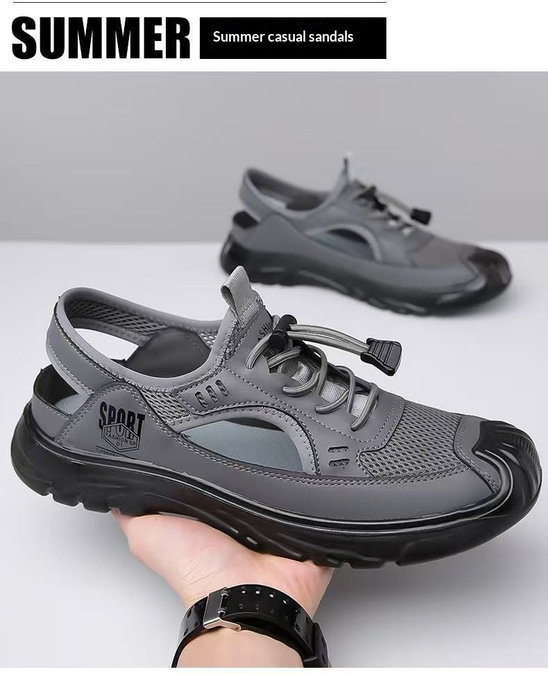 Men's Fashionable Soft-Soled Casual Hole Sandals