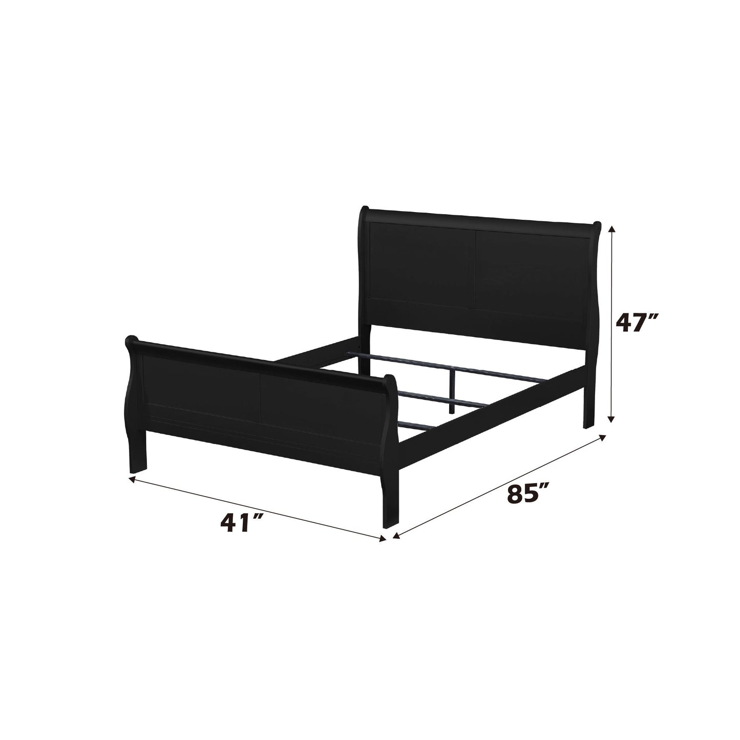 Louis Philippe Sleigh Bedroom Set