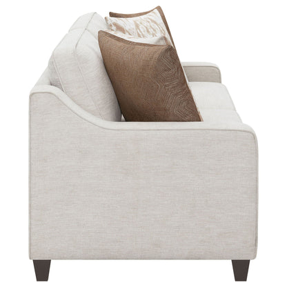 Mahaffey - Christine Upholstered Sloped Arm Sofa - Beige