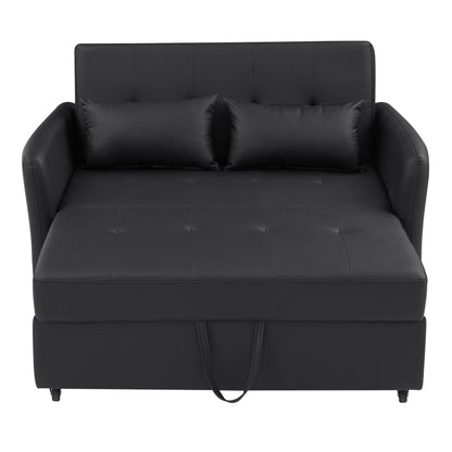 Convertible Sleeper Sofa Bed With 3 USB Ports