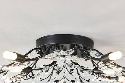 15-Light Chandelier Crystal Ceiling Lamp
