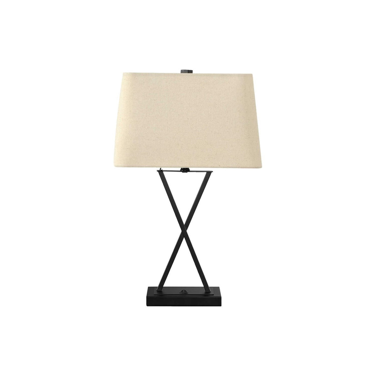 Lighting, Table Lamp, USB Port Included, Resin, Transitional - Black
