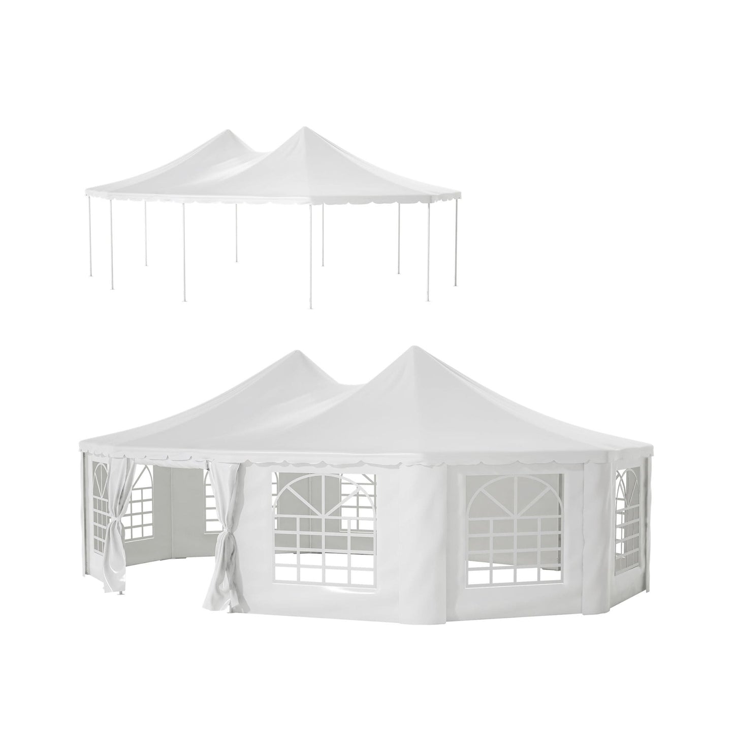 [29X21FT] Extra-Large Heavy-Duty Outdoor Waterproof Party, Wedding Tent With Steel Frame (SAK53821)