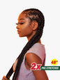 Sensationnel X-Pression 2X Pre-Stretched Braiding Hair 48" – Purple