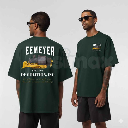 Heemeyer Demolition Inc T Shirt – Vintage Heavy Equipment Mechanic Tee, Legendary Killdozer Memorial Unisex Cotton Streetwear Graphic Shirt