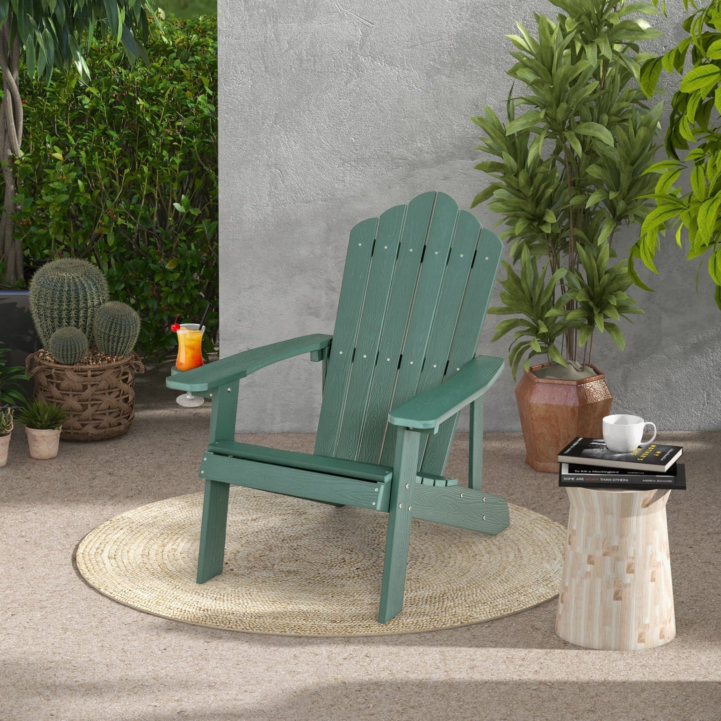 Adirondack Chair Set - Adult & Kids Pair for Patio