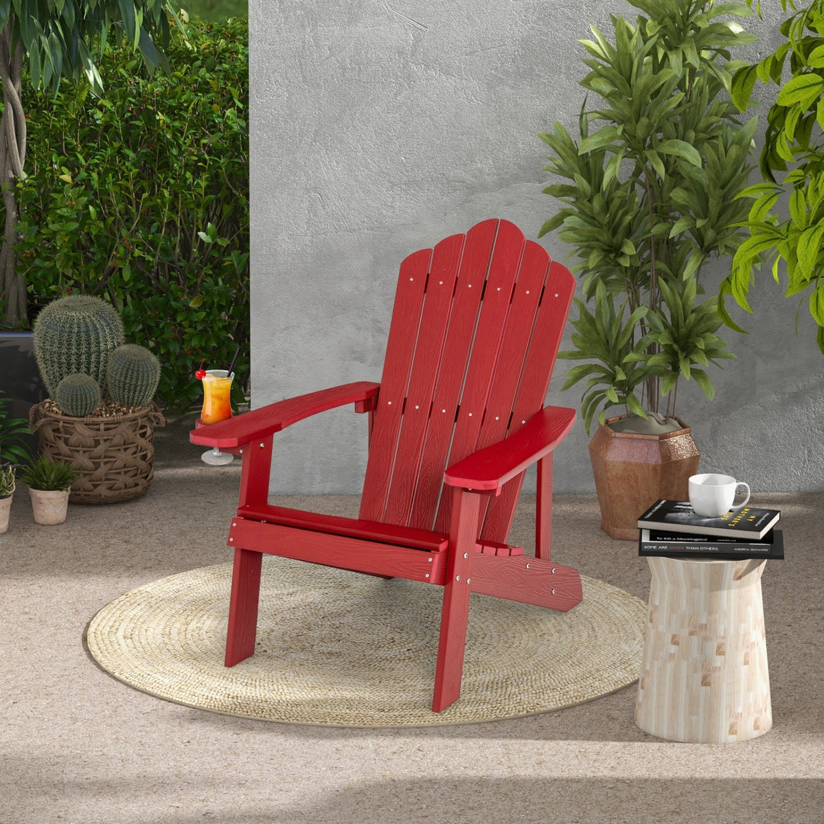 Adirondack Chair Set - Adult & Kids Pair for Patio