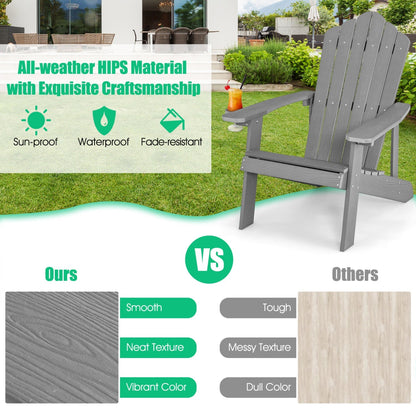 Adirondack Chair Set - Adult & Kids Pair for Patio