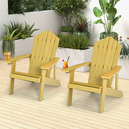 Adirondack Chair Set - Adult & Kids Pair for Patio