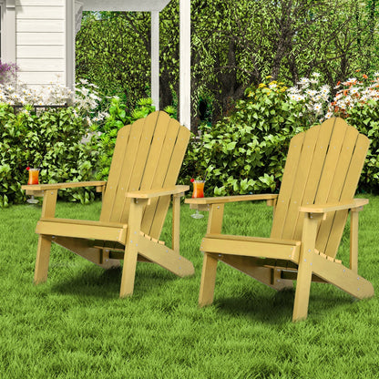 Adirondack Chair Set - Adult & Kids Pair for Patio