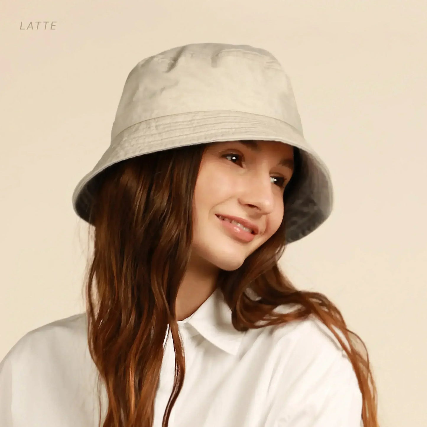 Canvas Bucket Hat - Washed Cotton Moldable Brim - UPF Sun Protection