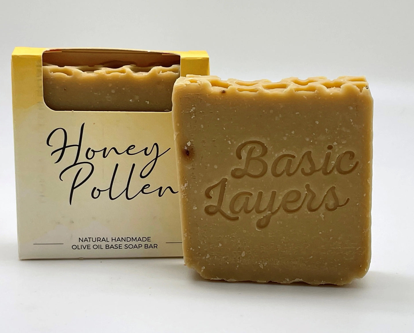 Natural Artisan Handmade Scented Bar Soap - Scented Honey Pollen - Moisturising