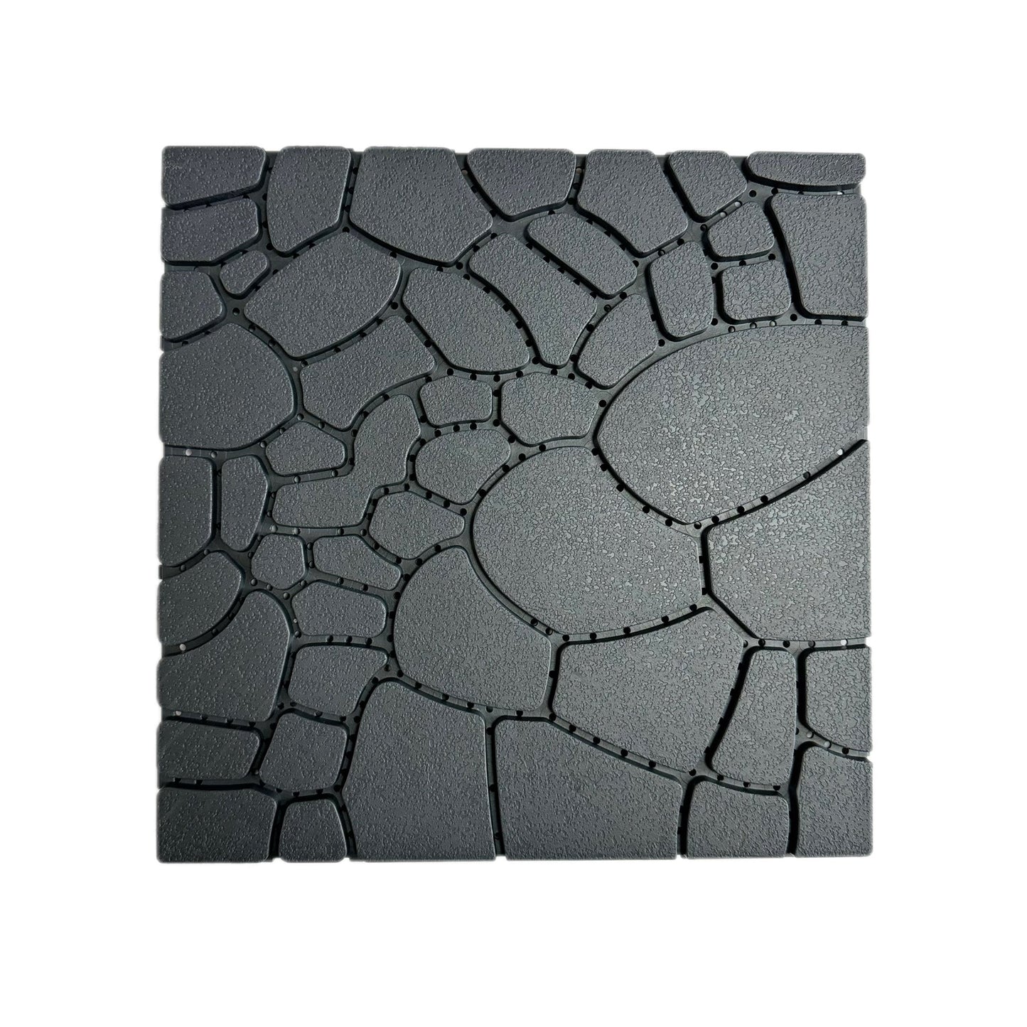 Stone Texture 12" Patio Deck Tiles - 44pcs