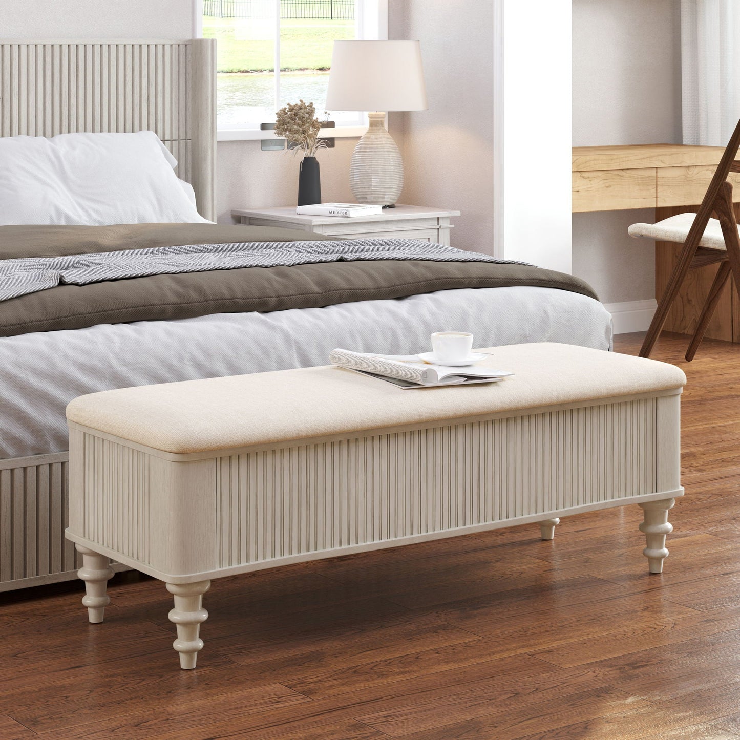 Multi Functional Storage Ottoman Bench