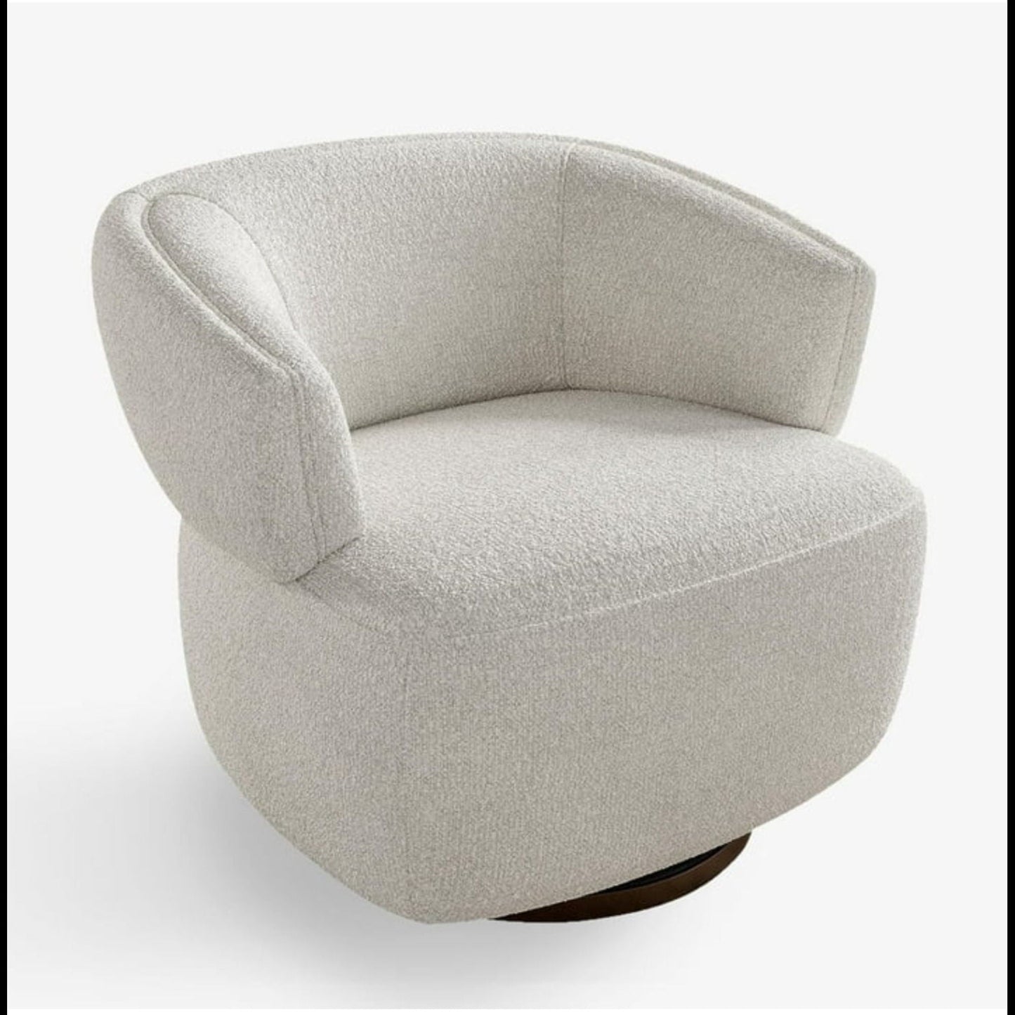Swivel Barrel Accent Oversized Club Chair