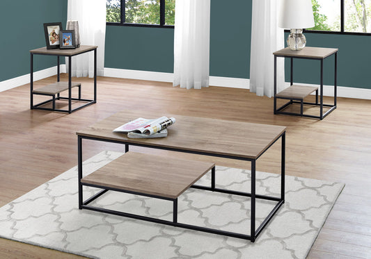 Contemporary 3-Piece Living Room Table Set