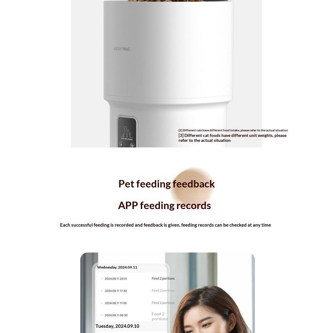 WiFi Smart Pet Feeder With App Control & Scheduled Feeding