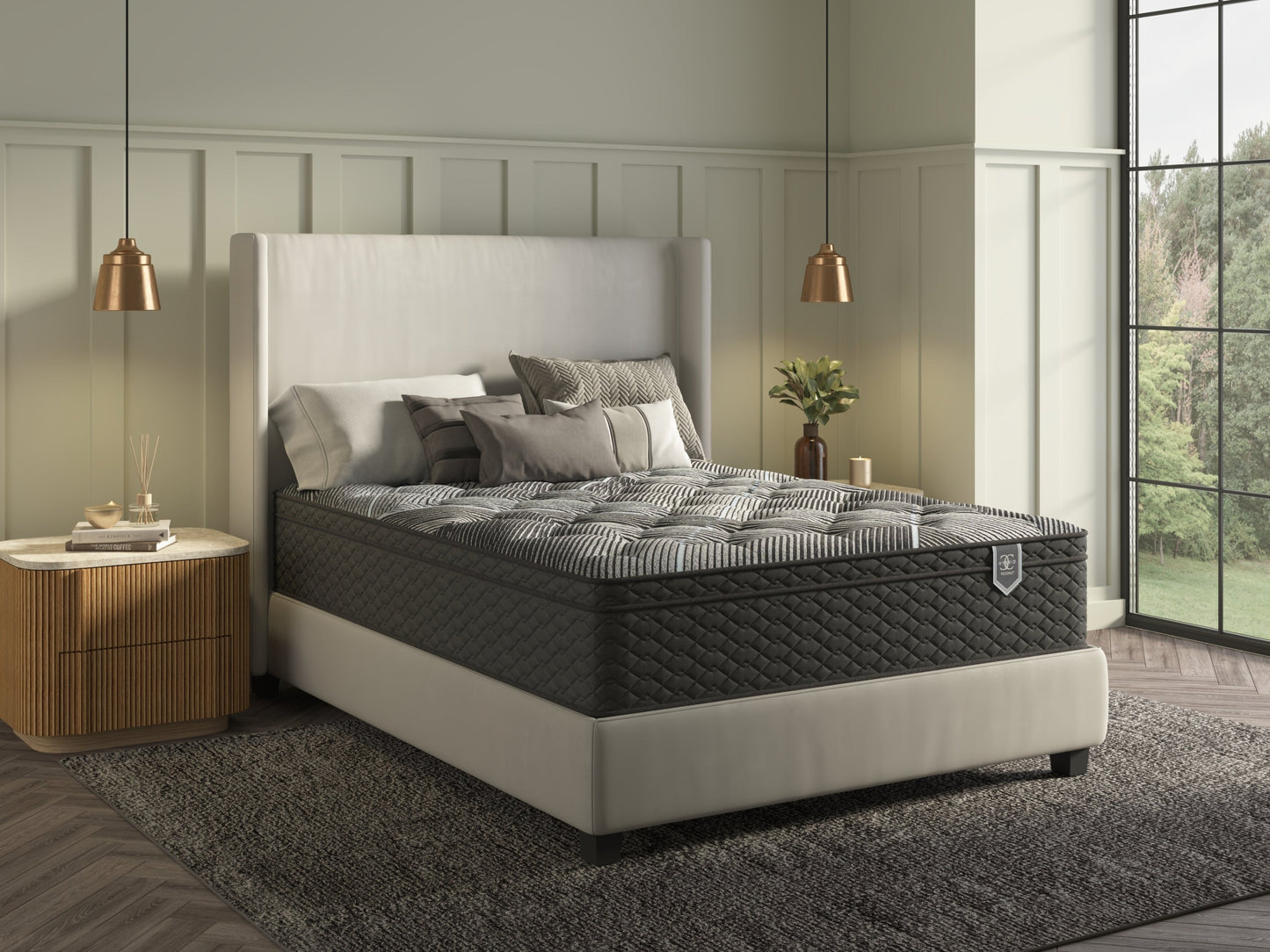 Restonic ComfortCare Hybrid Restful Nights Plush King Mattress