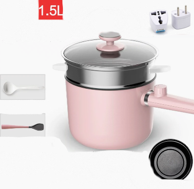 Mini Electric Hot Pot for Portable Cooking - Compact Plug-in Household Cooker