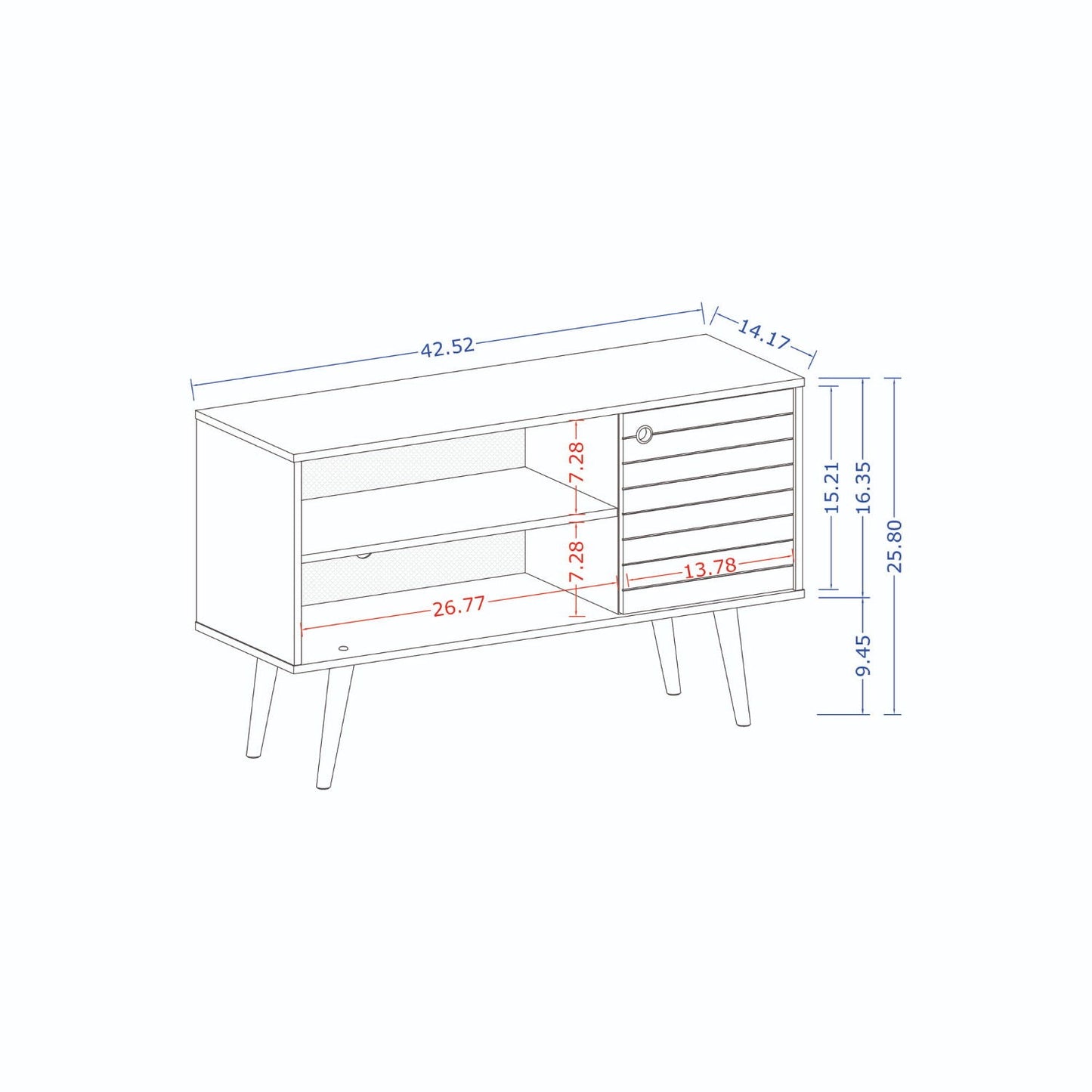 Liberty - Sleek Door Design TV Stand