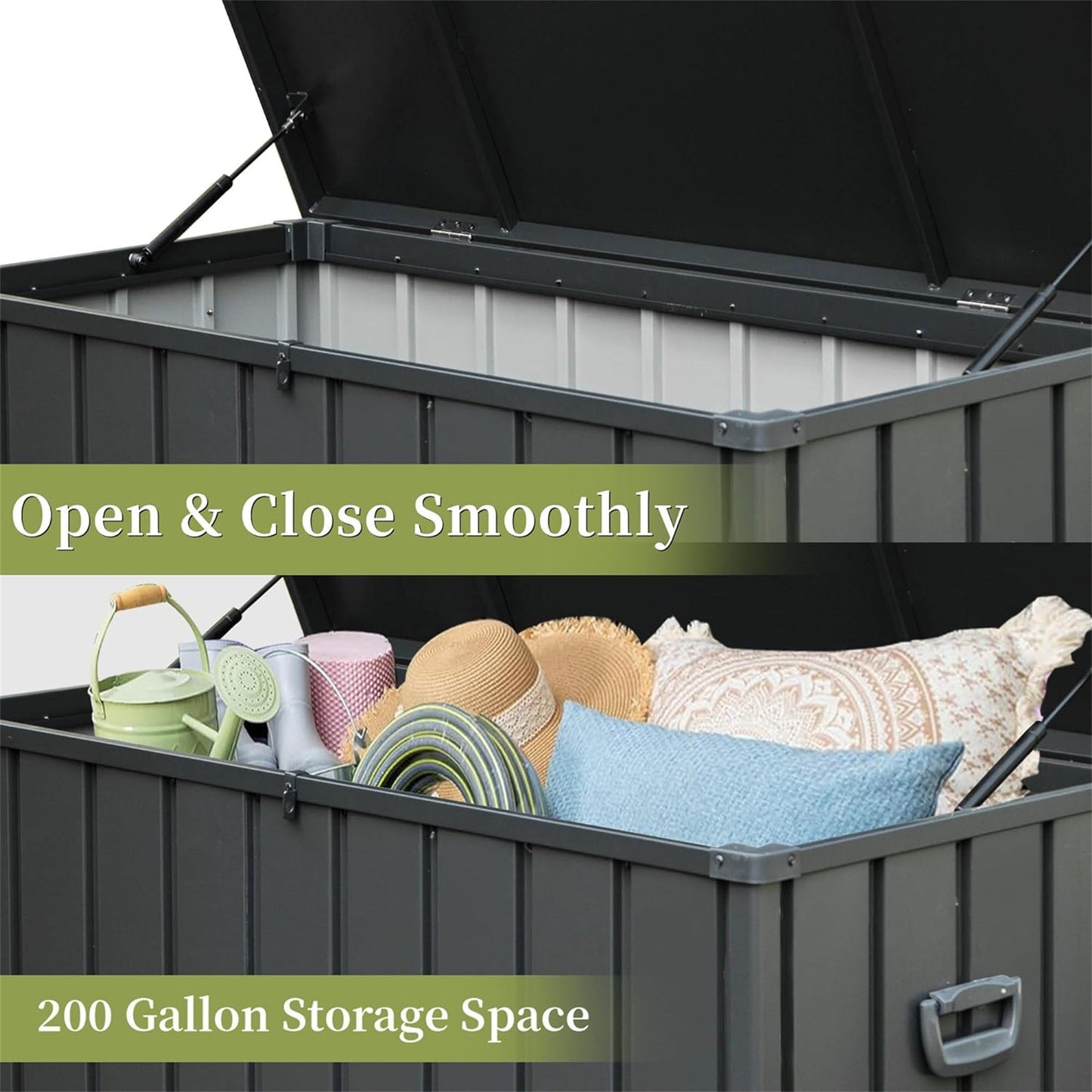 200 Gallon Outdoor Storage Deck Box Waterproof