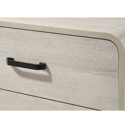 Nightstand With 2 Drawers, Ample Storage Space - Antique White