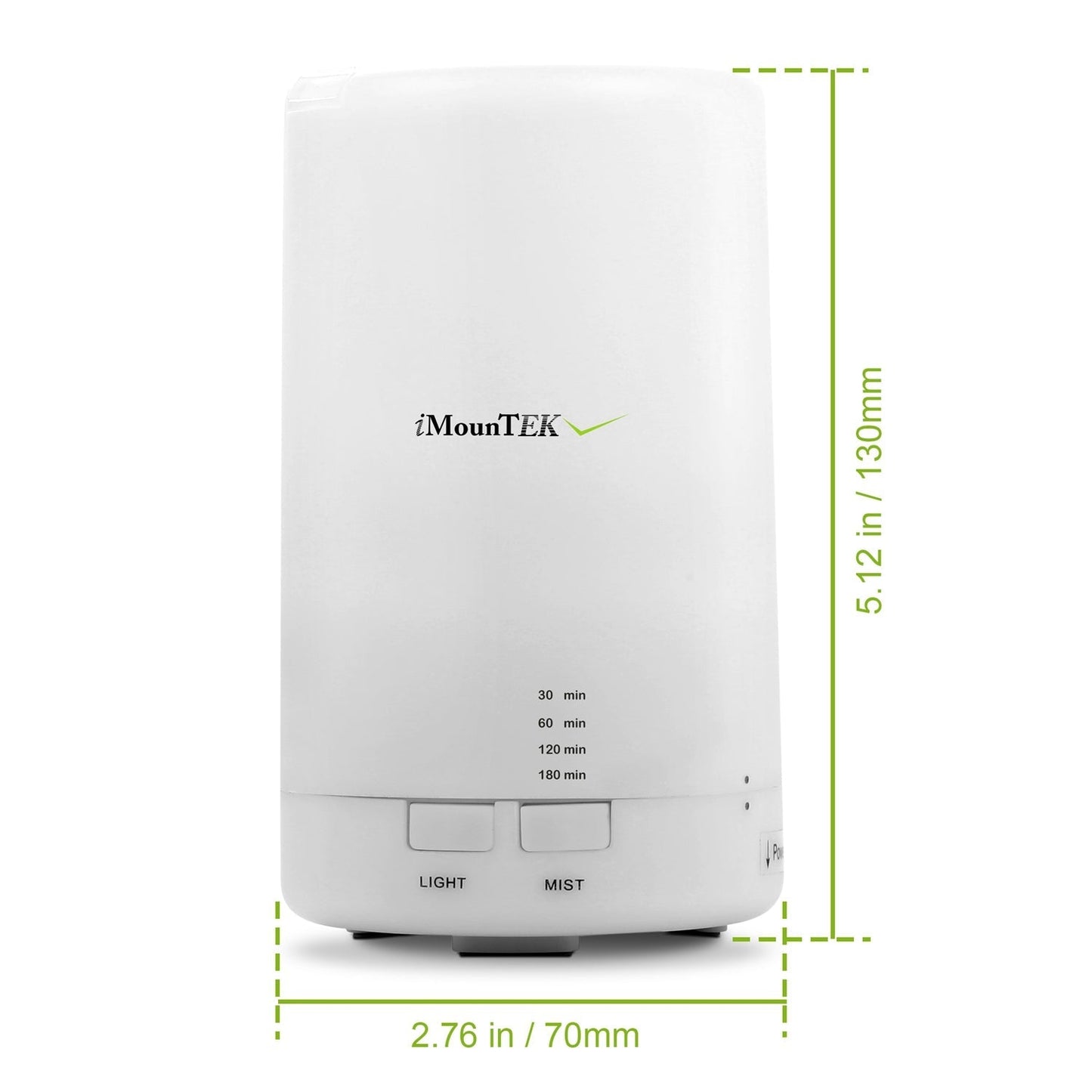 Mini Cool Mist Humidifier Ultrasonic Aroma Essential Oil Diffuser w/7 Color LED Lights 4 Timer Settings for Office Home Room Vehicle Study Yoga Spa