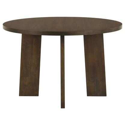 Strouse 5-piece Dining Set Wheat and Walnut