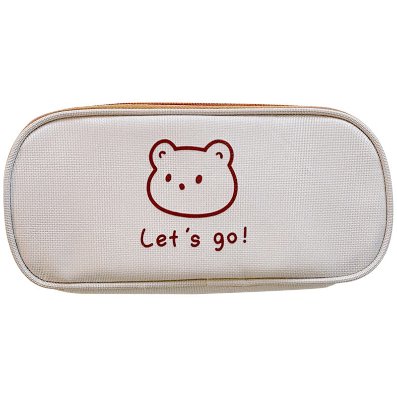 Literature And Art Oxford Cloth Student Pencil Bag Stationery Box