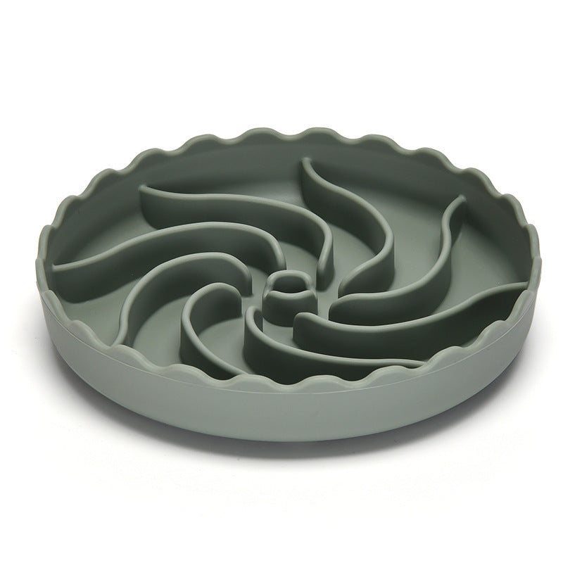 Slow Food Bowl For Dogs Food Grade Silicone Bowl For Slow Pet Food With Suction Cup Non-slip For Licking Rice