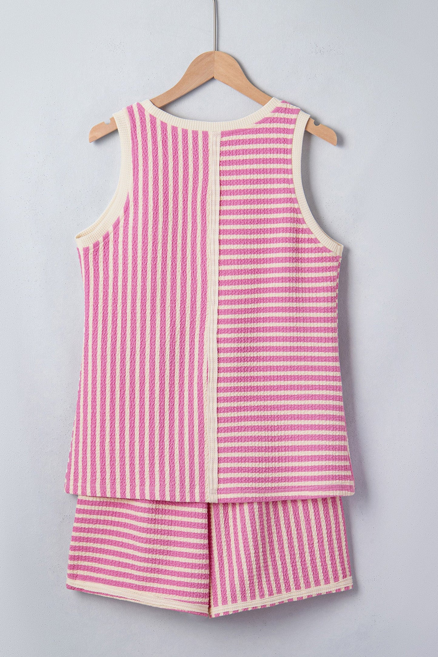 Nala Contrast Trim Casual Tank Set