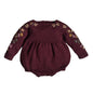 Baby Embroidery Long Sleeve Butt Wrap Clothes Wool