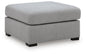 Lakepoint - Oversized Accent Ottoman - Nickel