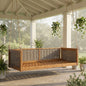 TOPMAX Outdoor Classic Solid Wood Twin Size Swing Bed