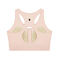 Loki & Ivy Women’s Cropped Zip Yoga Sports Bra