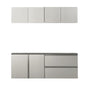Nova Series - Garage Cabinet Set C - Metallic Gray