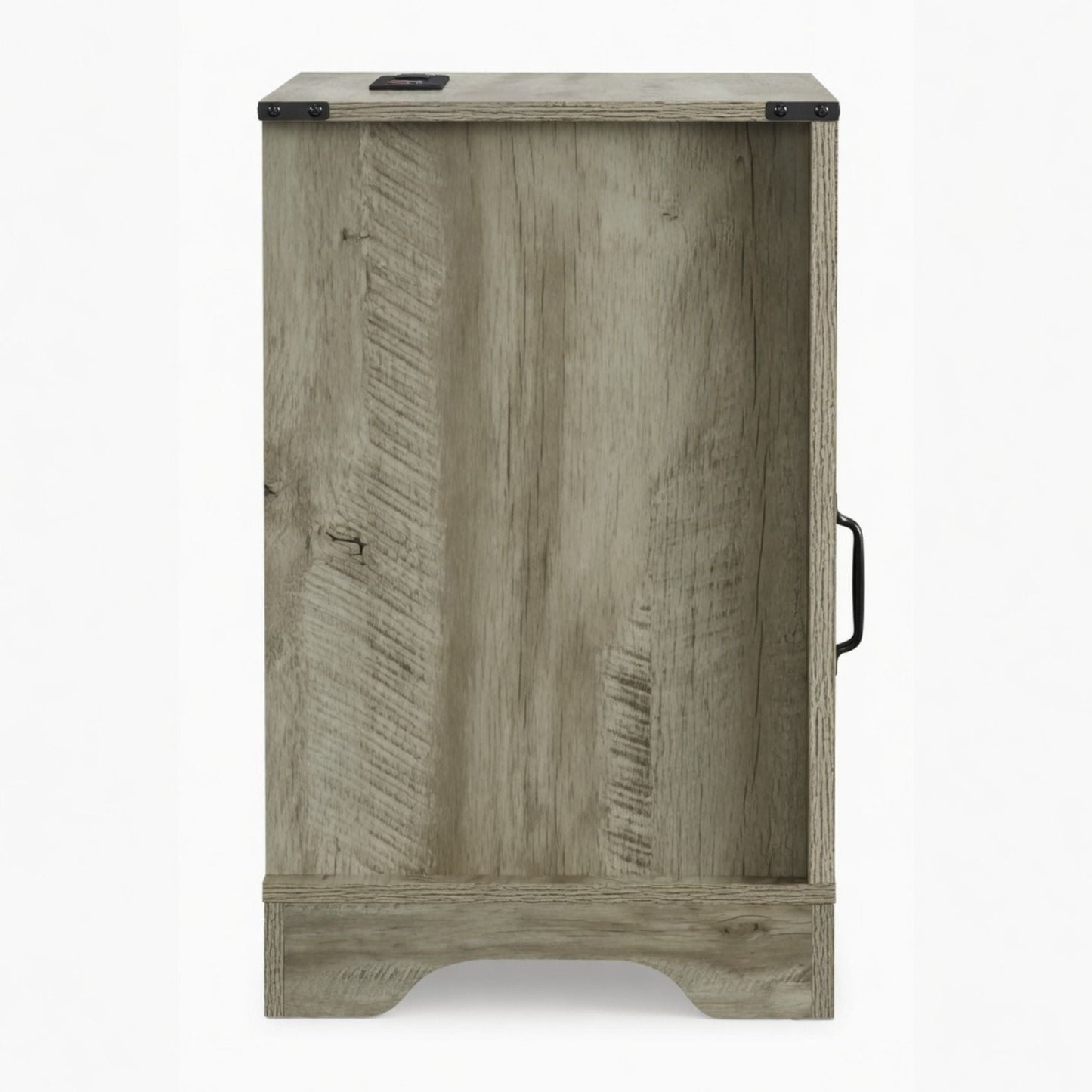 Farmhouse Nightstand, Charging Station & Storage