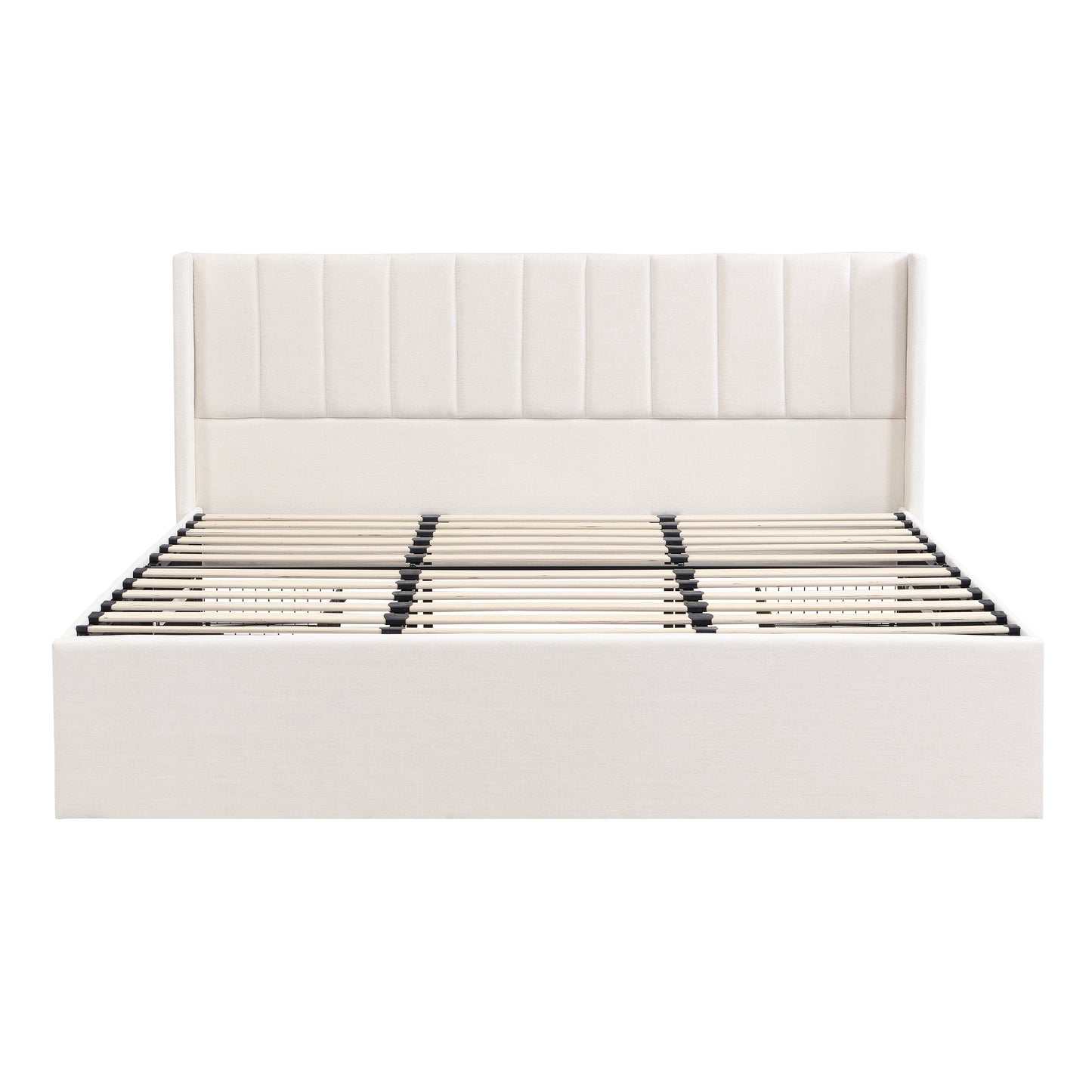 Large-Capacity Upholstered Storage Bed with Drawers
