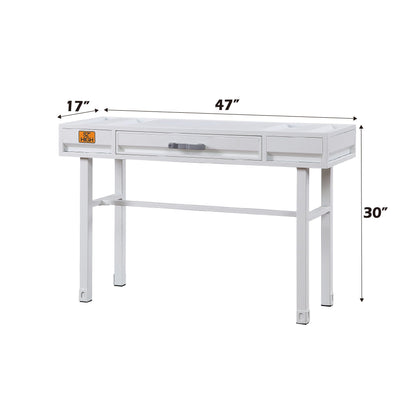 Cargo Vanity Desk With Functional Storage