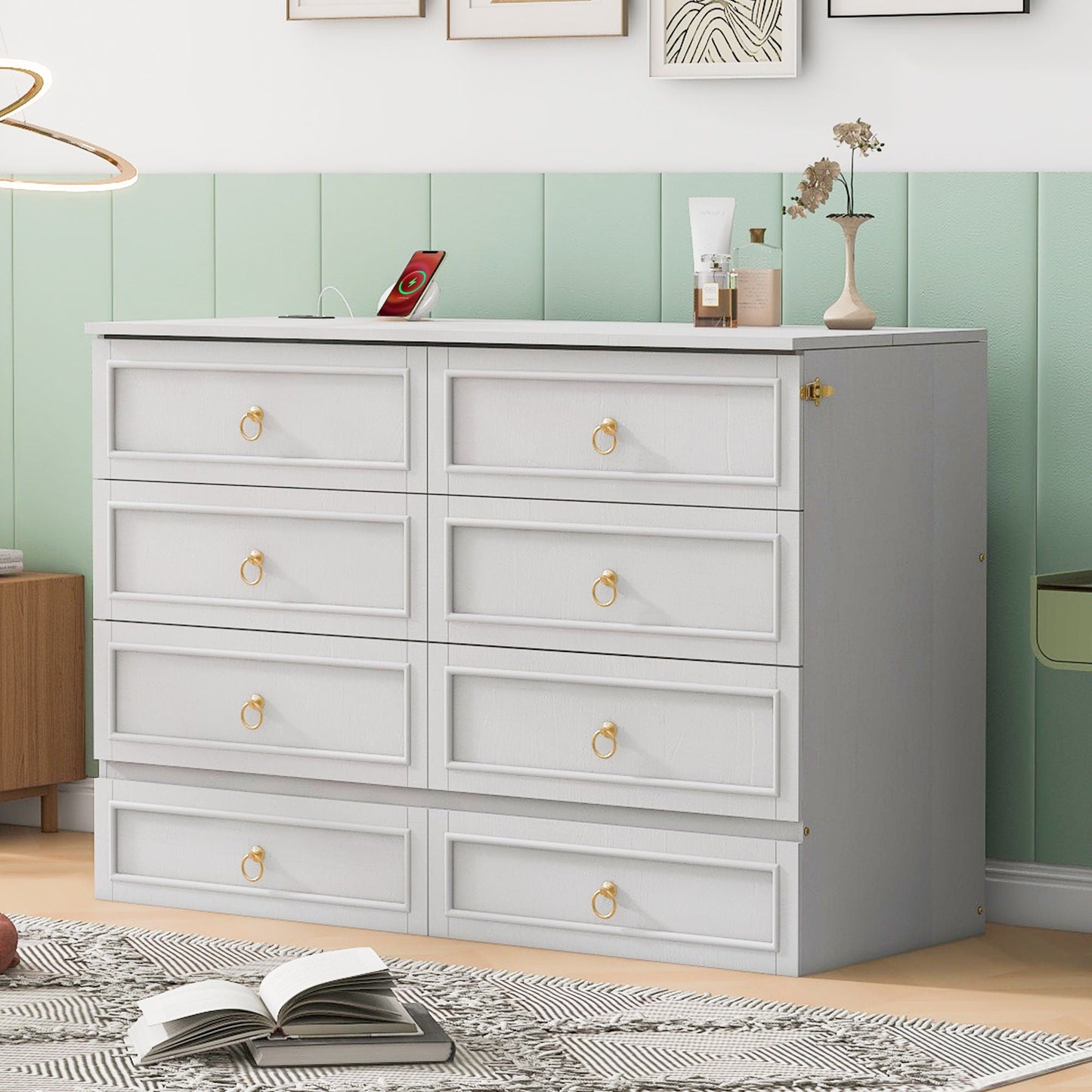 Murphy Bed With Large Drawers And Stylish Design
