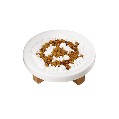 Ceramic Pet Feeder, Slow Feed Cat Bowls For Healthy Eating For Cats And Small Dogs