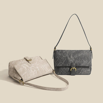 Hobo bag for women, large capacity portable commuter armpit bag, versatile shoulder bag, vintage tote bag