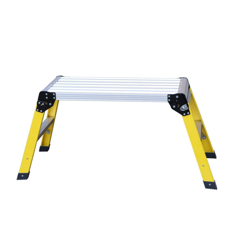 Aluminum Step Ladder Heavy Duty Foldable Aluminum Platform 330 Lbs Capacity