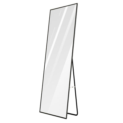 Full Length Mirror 67x25.6in Aluminum Alloy Wall Mirror Free Standing Floor Mirror Hanging Leaning Against Wall for Dressing Bedroom Living Room