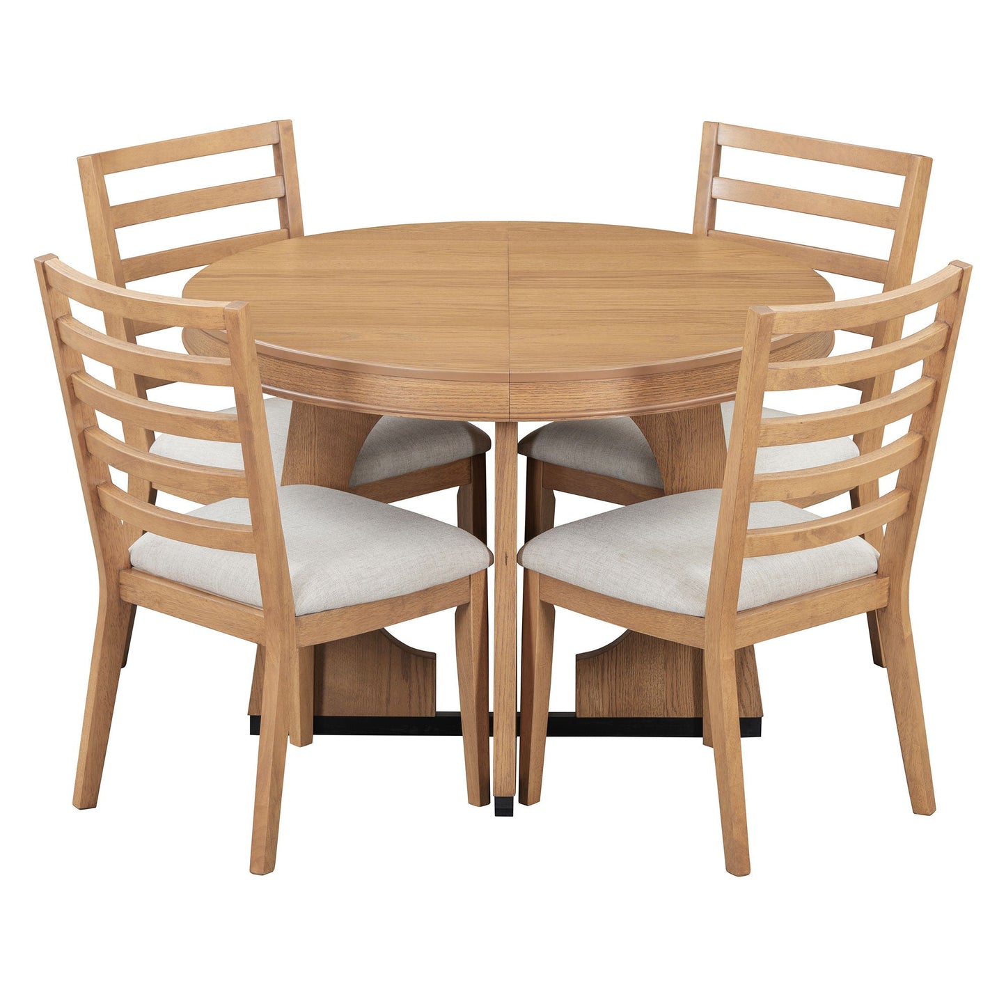 Round Dining Table Set For 4 With Chairs