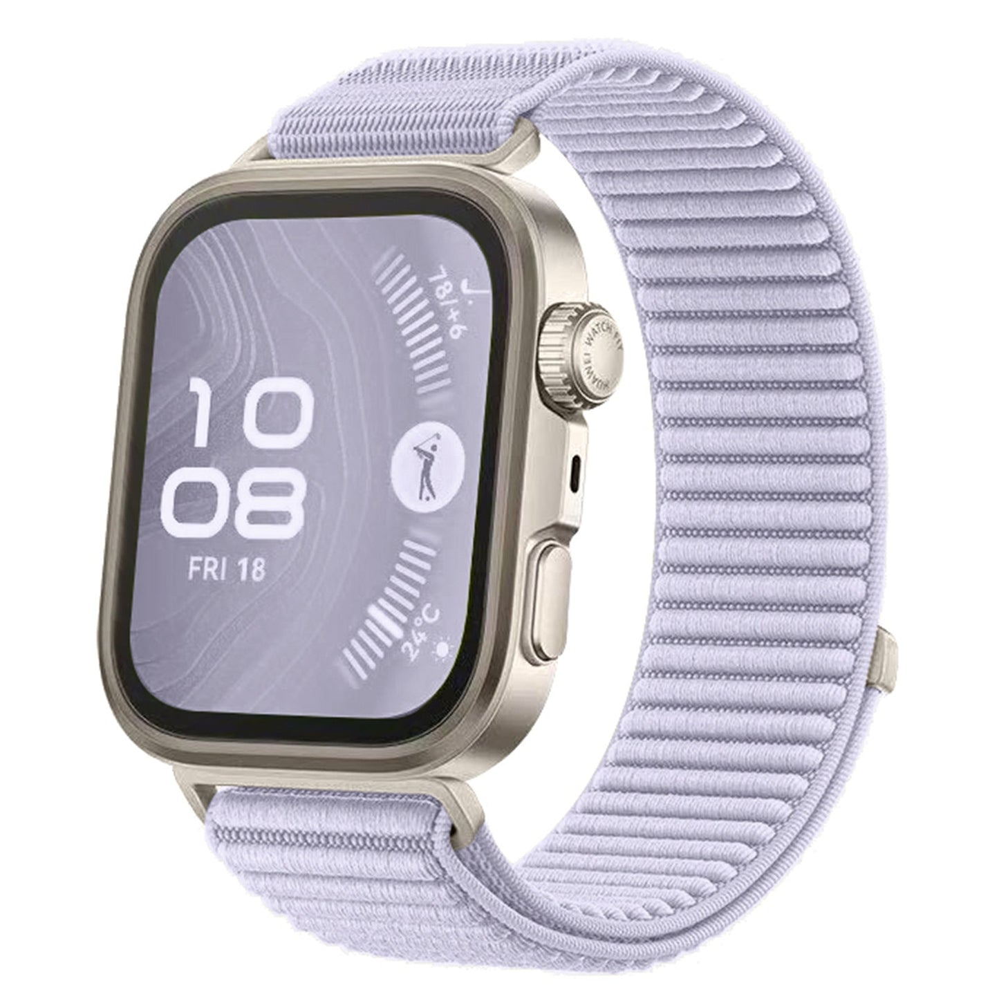 Wilderness Mountain Pattern Nylon Loop Strap