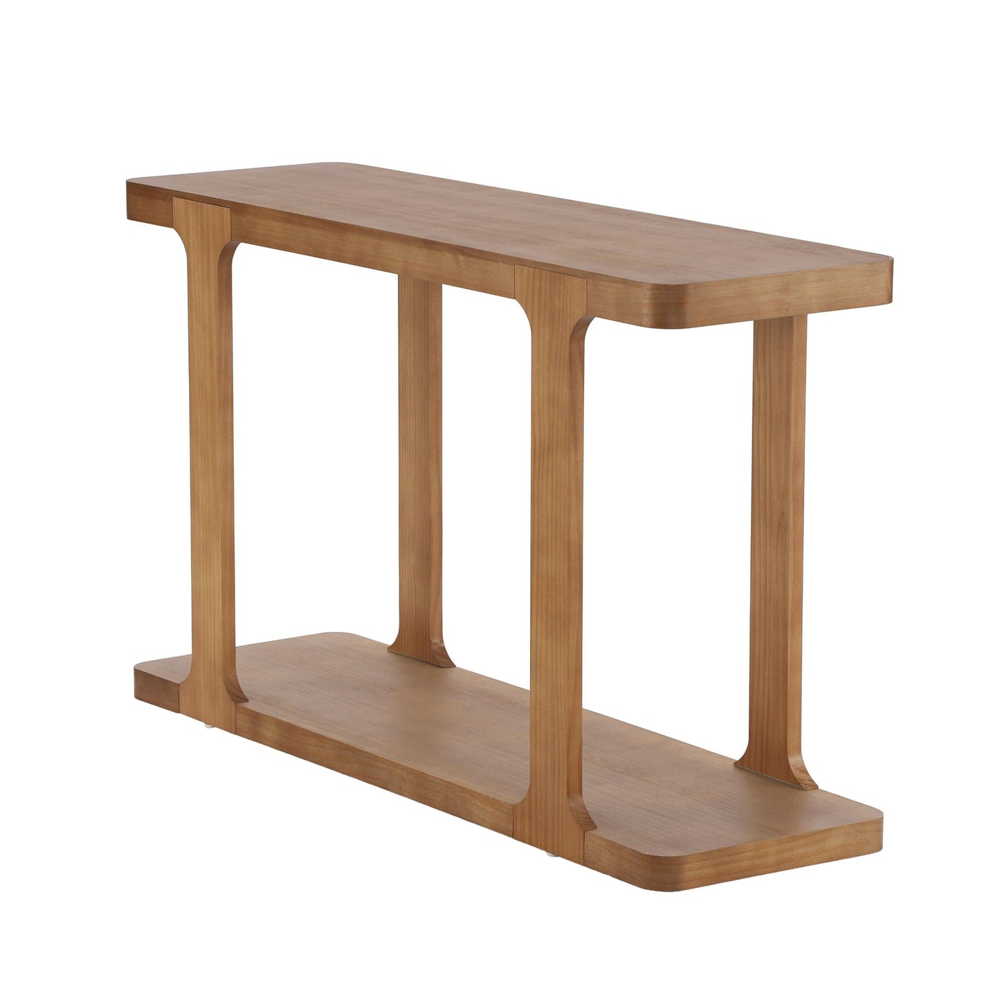Console Table & Bottom Shelf - Walnut