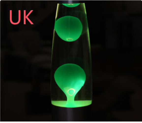 COOL RED Metal Bottom Wax Volcano Lava Lamp