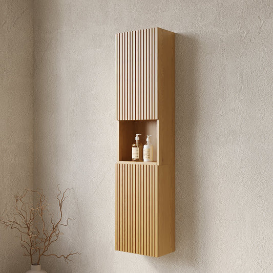 Mitch 59" Tall Bathroom Wall Mounted Cabinet